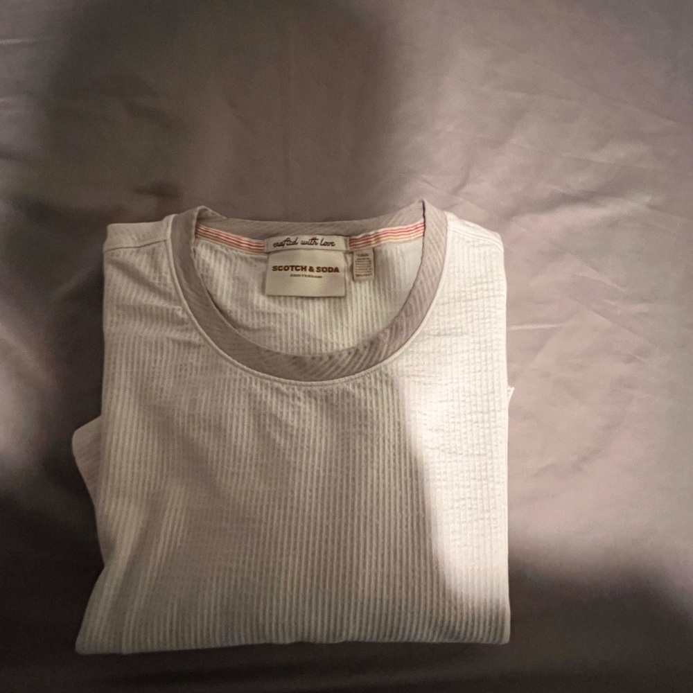 Scotch & Soda Textured White Top